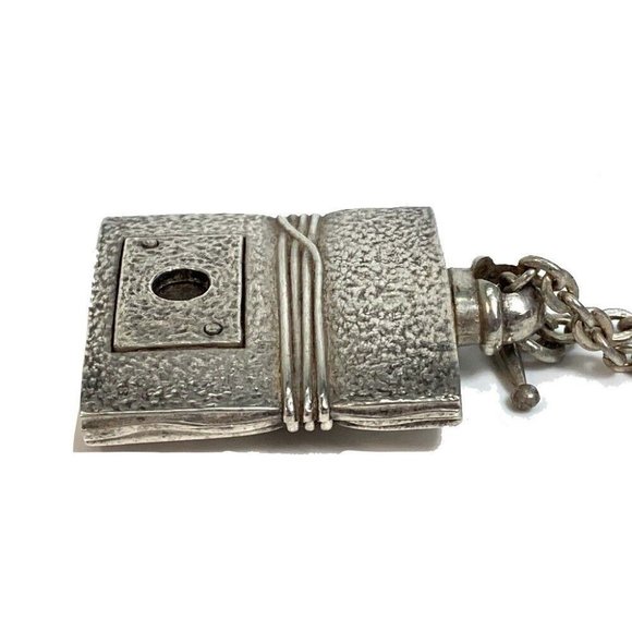 HERMES Accessory B Cover Key Holder Bag Charm SS Silver - Picture 5 of 10